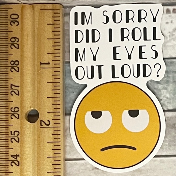 🌀10/$10🌀 Sarcasm Sarcastic Quote Reusable Waterproof Vinyl Sticker Decal - Picture 1 of 1